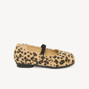 Meisjesbabybroek met elastiek en pantermotief 