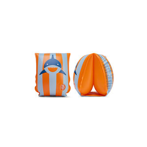 CUFF ESSENTIALS-SWIMMING ARMBANDS 2-6 YRS ORANGE BLUE SHARKS 