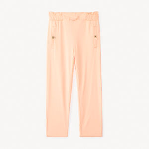 Rechthoekige unicolor broek voor meisjes 