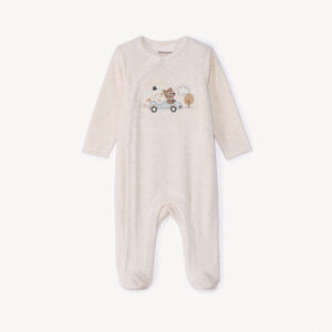 Dors-bien en velours patch auto pour bébé garçon 