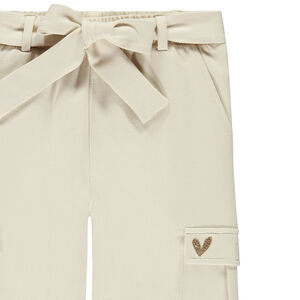 Joggingbroek met strikceintuur voor meisjes 