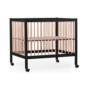 Parc 97 Bois + roues - Noir/Naturel 