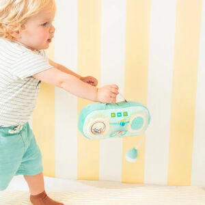 Radio sonore van stof Joe de draak 9M+ 