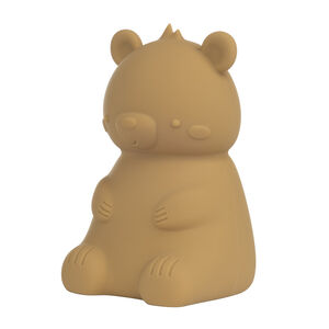 Beige silicone nachtlampje Bear 