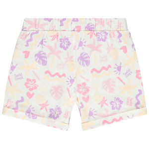 Set van 2 fantasie shorts met elastische taille meisjes 