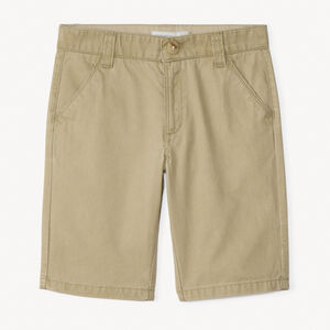 Uni bermuda van stof voor jongens 