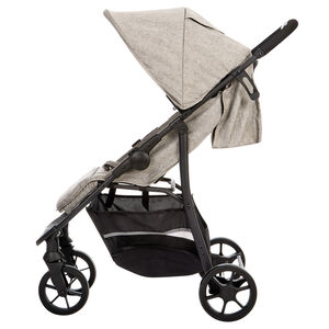 Kinderwagen trio Triade met autostoel en draagmand grijs 