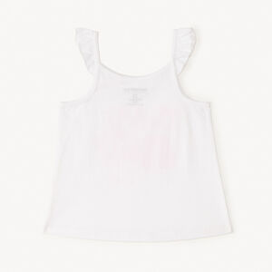 Uni print fantaisie mouwloze top voor babymeisjes 