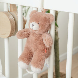 Peluche musicale 20cm Lily l'ours rose 