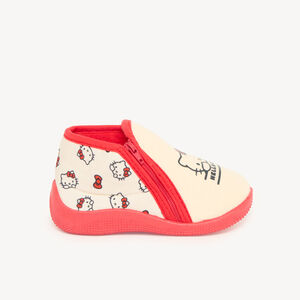 Chaussons bottillons zippés bébé fille Hello Kitty 