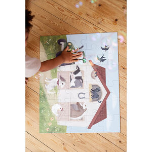 Grand puzzle 30 pièces "La ferme magique" 3ans+  