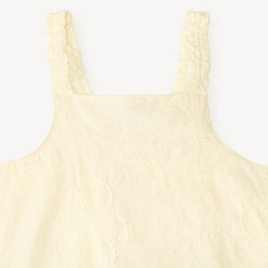 Bloes met geborduurd bloemmotief voor meisjes 