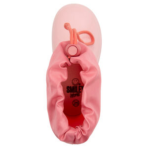 Regenlaarzen met waterdichte sluiting en print Smiley met pailletten van maat 24 tot 27 