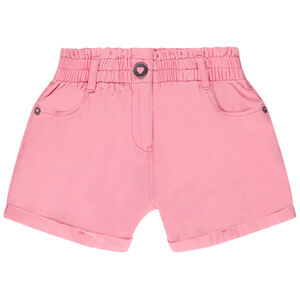 Hoge taille short van fantasiekatoen voor meisjes 
