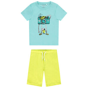 Pyjama 2 pièces t-shirt + bermuda garçon 