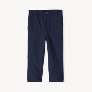 Pantalon van stof armurée voor baby jongen 