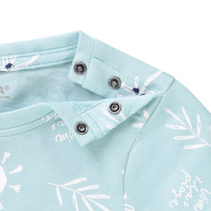 Korte mouwen T-shirt met fantasieprint voor babyjongen 