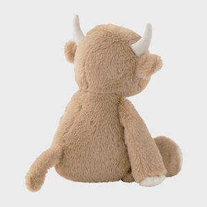 Knuffel Medium 40cm Koe Fluffy Beige 