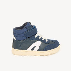 Lage sneakers voor jongens met veters en klittenbandsluiting. 