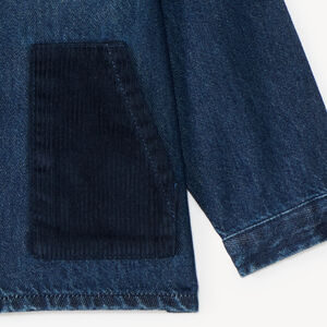 Veste en jean et velours bi-matière bébé garçon 