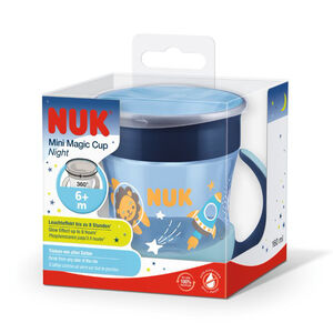 Tasse Mini Magic Cup nuit phosphorescente 160 ml - Bleu 