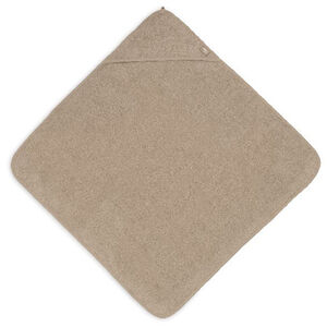 Badcape badstof 100x100cm Milky Coffee 