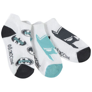 Lot de 3 paires de chaussettes courtes Batman Warner garçon 