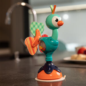 Jouet à ventouse Paon 