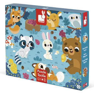 Puzzle tactile Les animaux de la forêt 20 pièces 