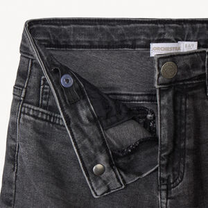 Jeans cargo met used effect en zakken voor jongens 
