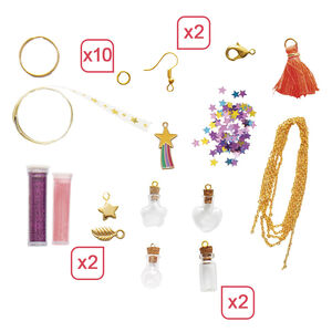Kit Créatif Coffret 4 Bijoux Fioles de Fées à Créer 