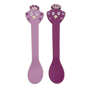 Set de 2 cuillères silicone Mrs Peacock 