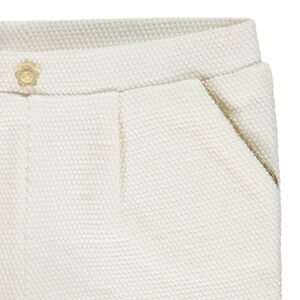 Short in pointelle met lurexdetails voor meisjes 