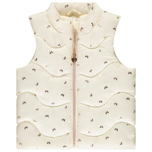 Donsjas zonder mouwen met vlinderprint voor meisjes 