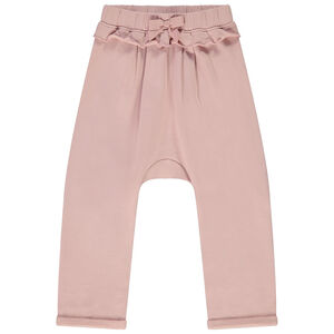 Sport in fleece met ruche voor baby meisje 