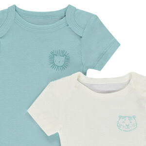 Lot de 5 bodies manches courtes printés pour bébé garçon 