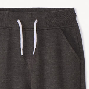 Joggingbroek van fleece met slubstructuur, effen kleur, voor jongens 