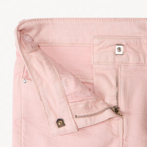 Slimme effen jeans met klinknagels voor meisjes 