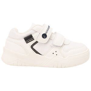 Baskets de sport blanches à double scratch pour garçon 