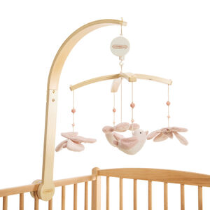 Mobile musical Promenade Bucolique rose 