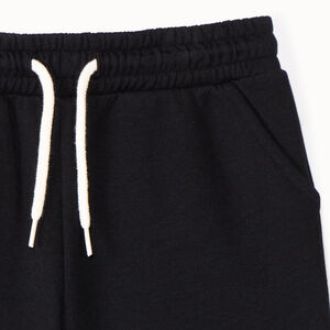 Short en molleton uni fille 