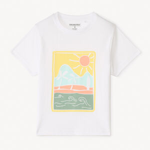 T-shirt manches courtes en jersey print fantaisie pour garçon 