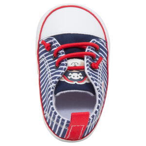 Baskets montantes en toile avec print bateau 