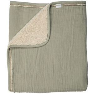 Couverture lit 100x150cm Avocado/Crème 