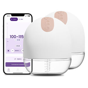 Borstkolf Dubbel handsfree Borstschild 24mm 