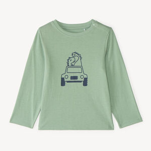 T-shirt met lange mouwen voor jongens met dinosaurusprint 