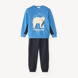 Ensemble de jogging garçon en velours 