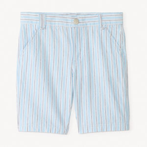 Bermuda rayé en toile pour garçon 