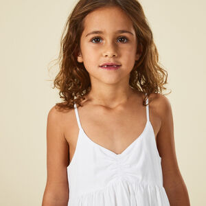 Jurk voor meisjes met Engels borduursel 