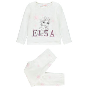 Fluwelen pyjama met opdruk van Elsa de sneeuwkoningin (Disney), voor meisjes. 